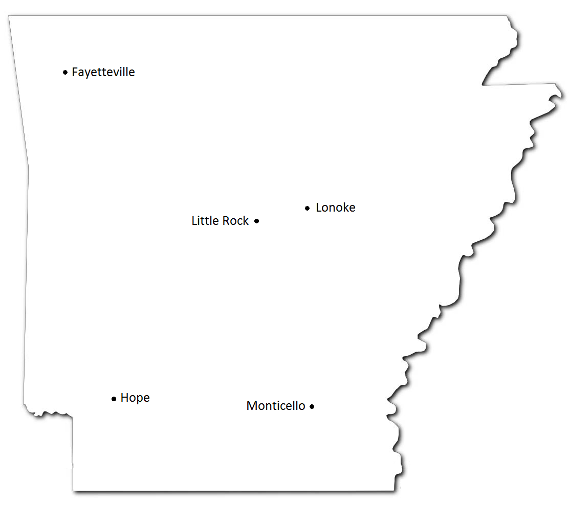 Division of Agriculture Cooperative Extension facility map